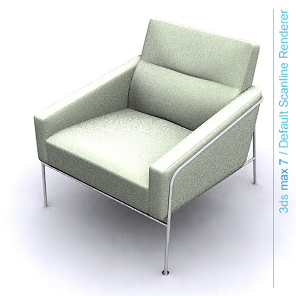 3d model design series - series 3300 easy chair by lajhar